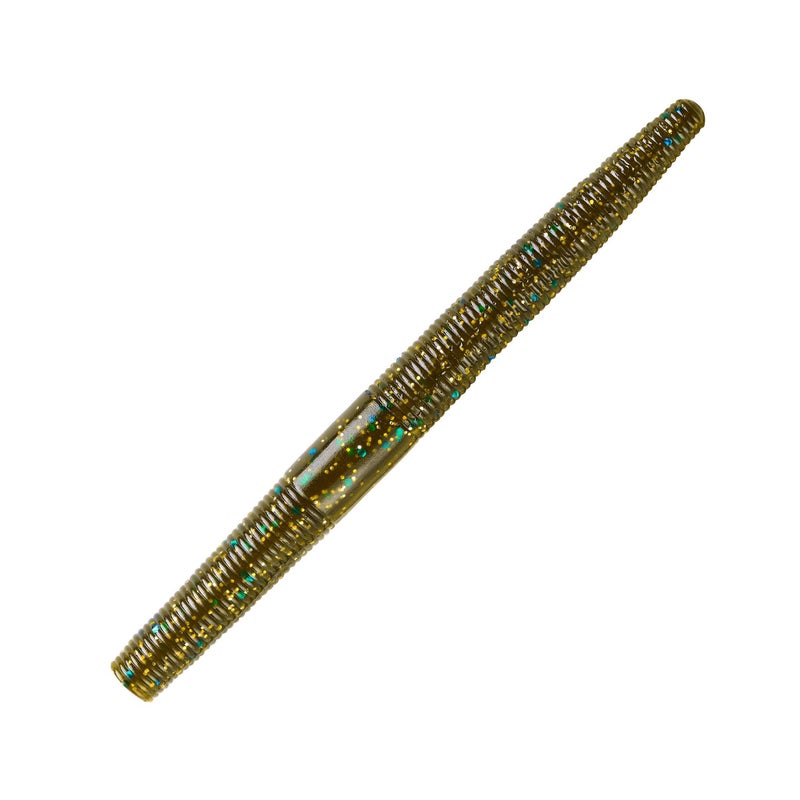 Yum Lures طُعم صيد السمك من البلاستيك الناعم متعدد الأغراض من Yum Lures Dinger - تصميم تكساس الرائع، نمط أحمق، كارولينا Rigged، Pitched، إلخ، بدلة Ghillie، 4 بوصات - Image 1